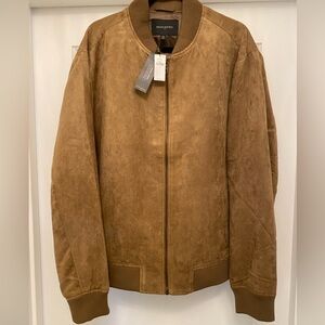 Banana Republic men’s Suede bomber jacket